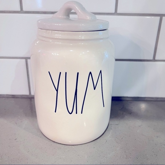 Rae Dunn Accents Rae Dunn Yum Small Ceramic Canister Poshmark
